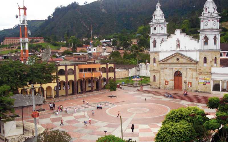 Parque principal Choachí